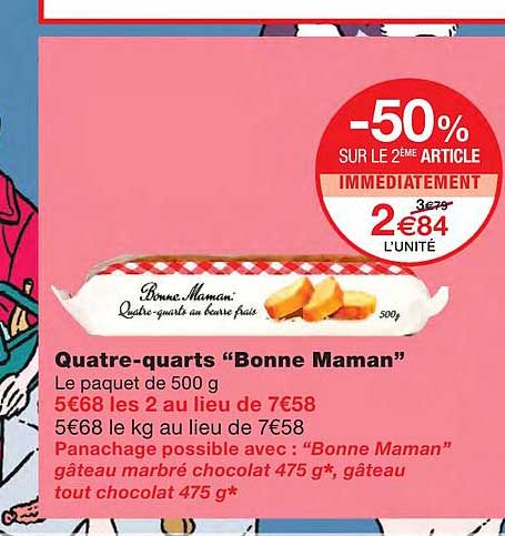 quatre-quarts "bonne maman"