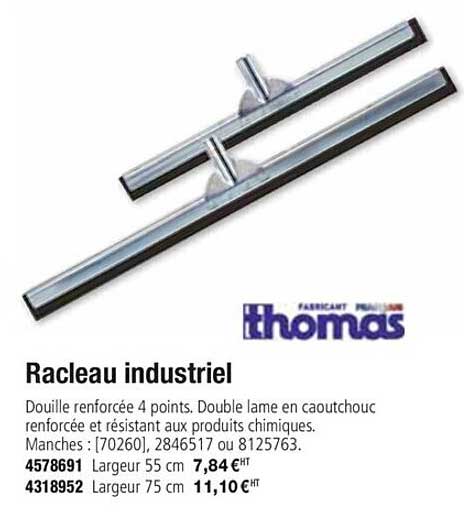 racleau industriel thomas