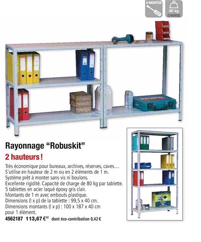 rayonnage robuskit
