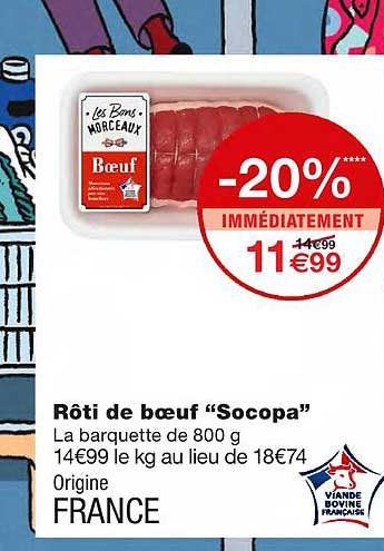 Rôti De Bœuf "socopa"