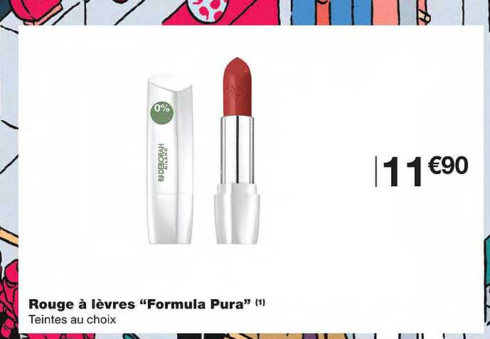 rouge à lèvres "formula pura"