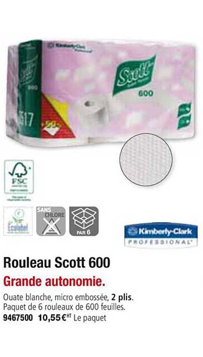 rouleau scott 600 kimberly clark
