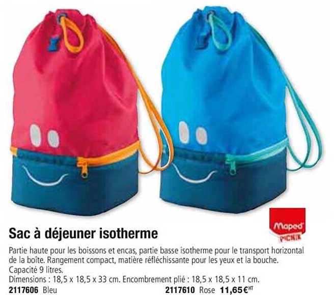 Sac à Déjeuner Isotherme Maped Picnik