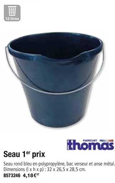 seau 1er prix thomas