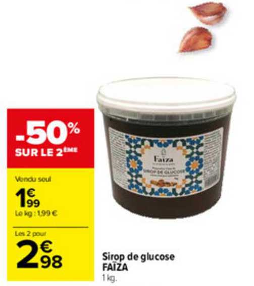 sirop de glucose faïza