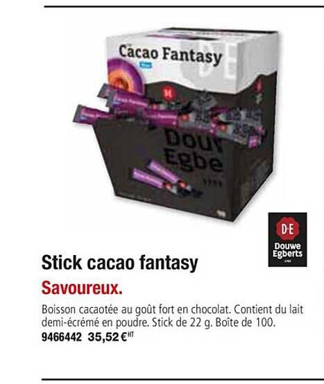stick cacao fantasy douwe egberts