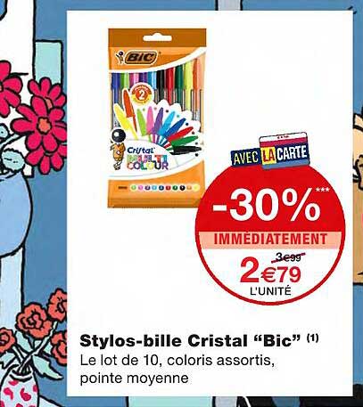 Stylos-bille Cristal "bic"