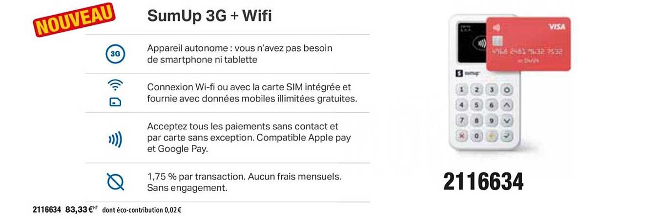 Sumup 3g + Wifi