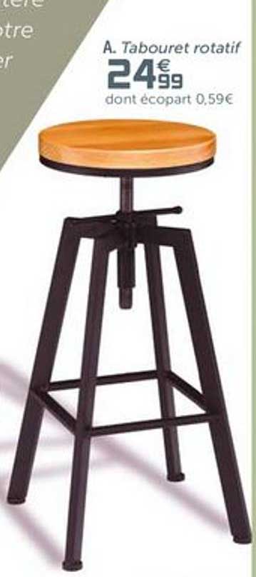 Tabouret Rotatif