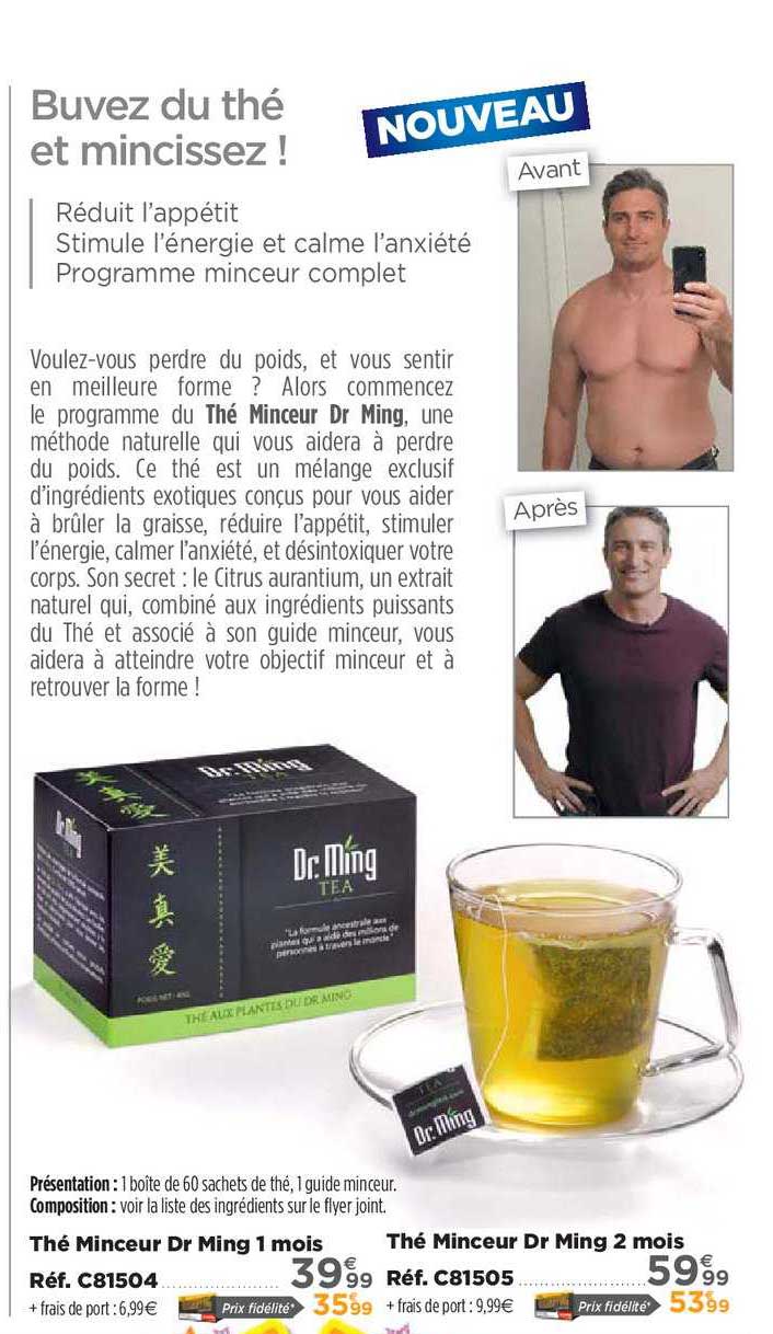 thé minceur dr ming 1 mois
