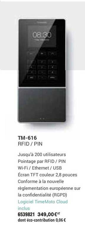 tm 616 rfid pin
