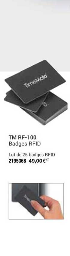 tm rf 100 badges rfid