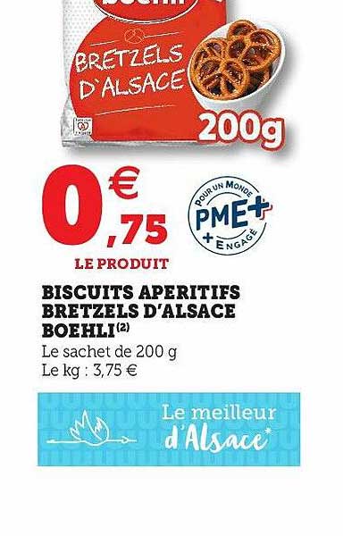 Biscuits Apéritifs Bretzels D'alsace Boehli