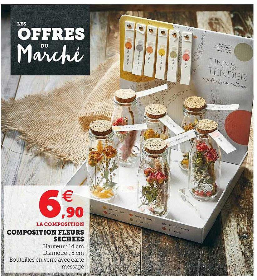 Composition Fleurs Séchées