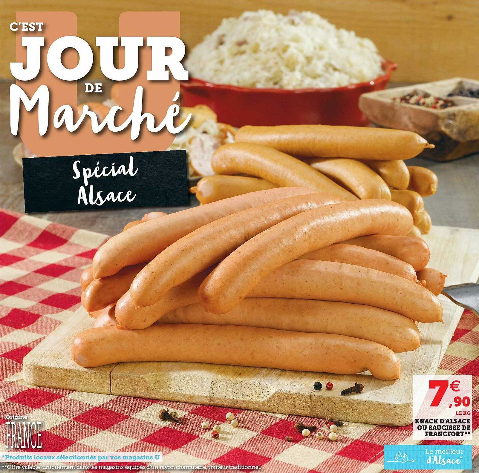 knack d'alsace ou saisisse de francfort