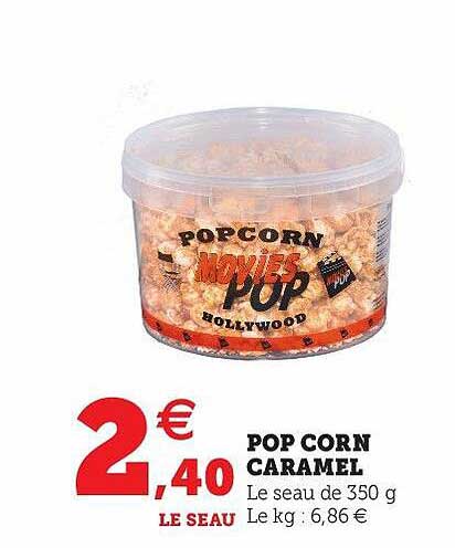 pop corn caramel