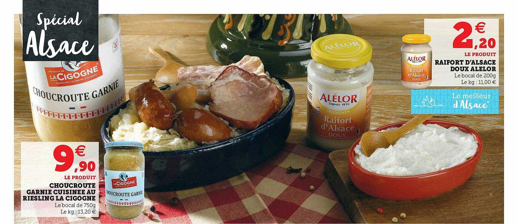Rainfort D'alsace Doux Alelor, Choucroute Garnie Cuisinée Au Riesling La Cigogne