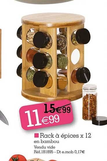 rack à épices x 12