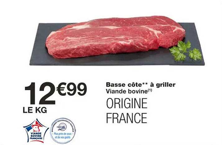 basse côte**à griller
