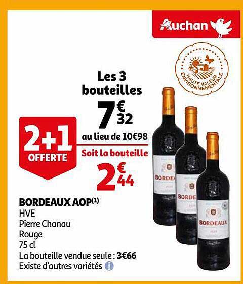 bordeaux aop hve pierre chanau rouge