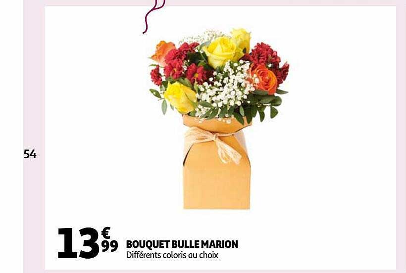 bouquet bulle marion
