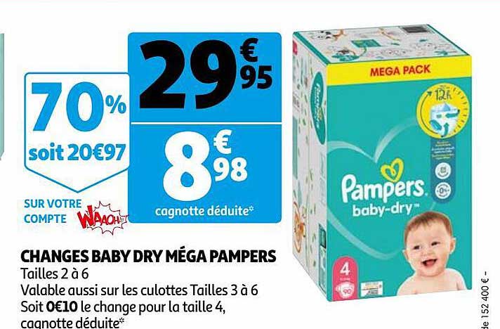 Changes Baby Dry Méga Pampers