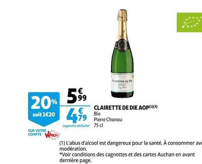 clairette de die aop bio pierre chanau
