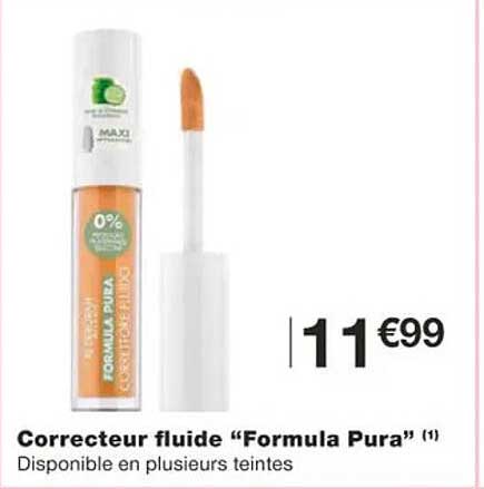 correcteur fluide "formula pura"