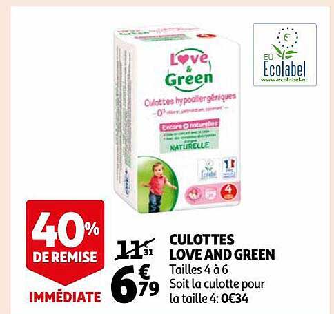 culottes love and green