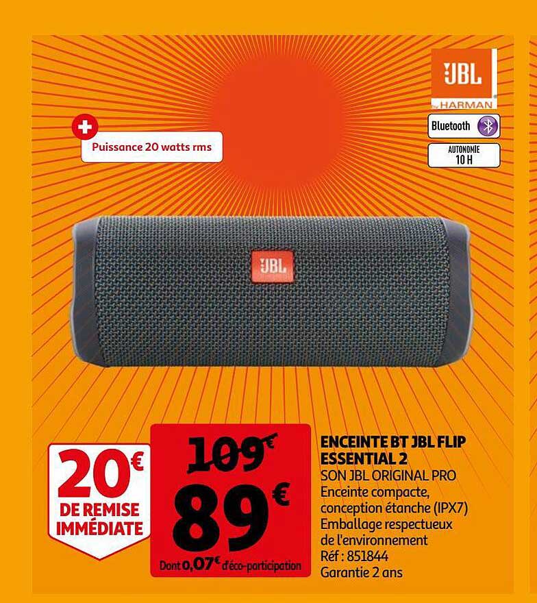 Enceinte Bt Jbl Flip Essential 2