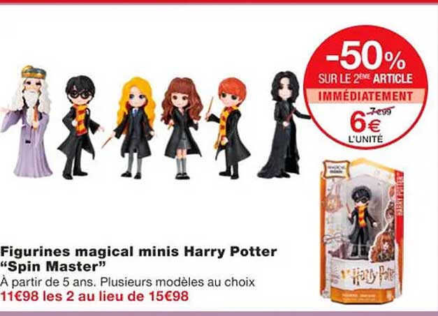 figurines magical minis harry potter "spin master"