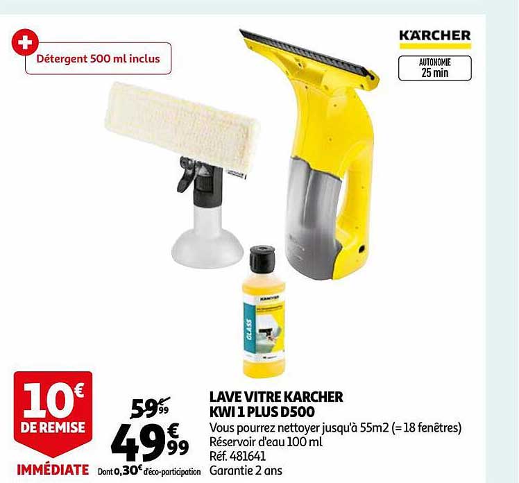 Lave Vitre Karcher Kwi 1 Plus D500