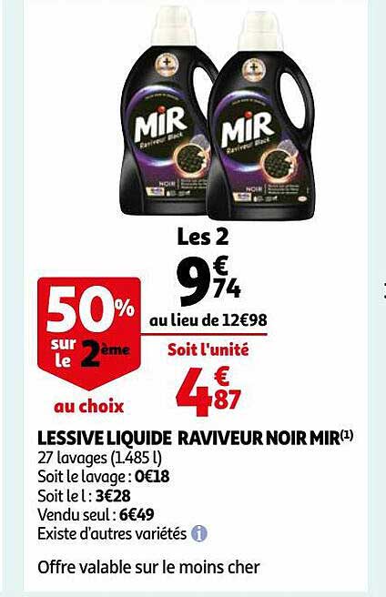 lessive liquide raviveur noir mir