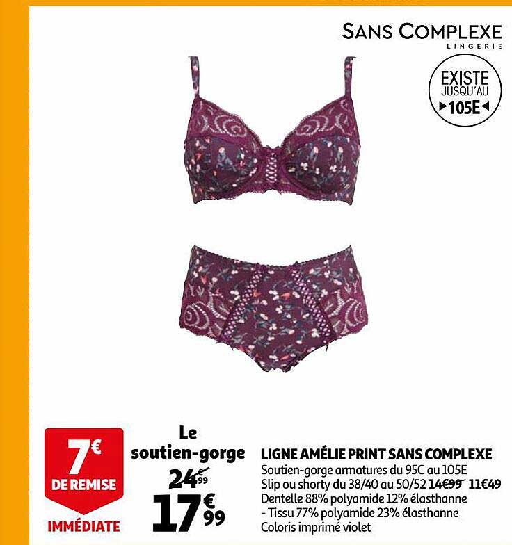 ligne amélie print sans complexe