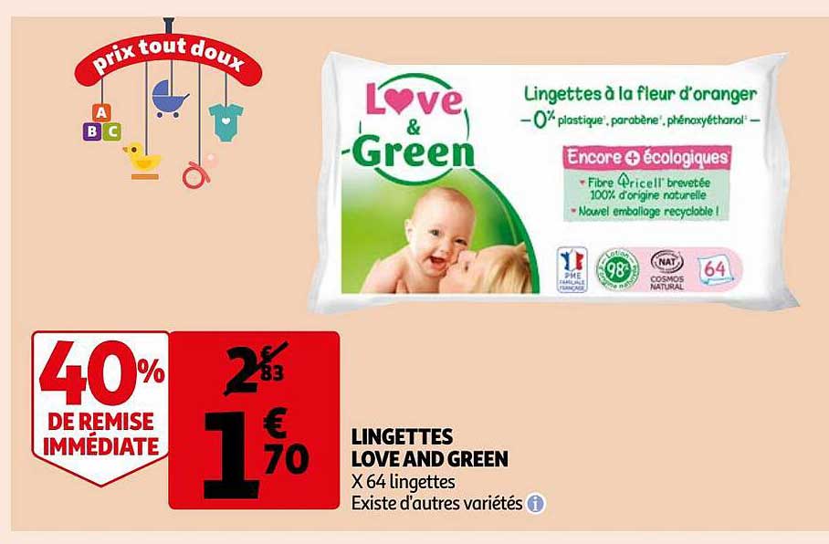lingettes love and green