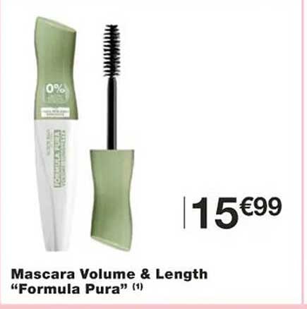 mascara volume & length "formula pura"