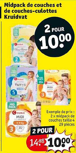 Midpack De Couches Et De Couches Culottes Kruidvat