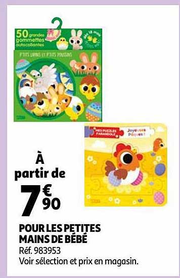 pour les petites mains de bébé