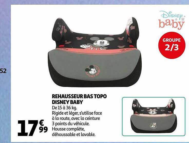 rehausseur bas topo disney baby