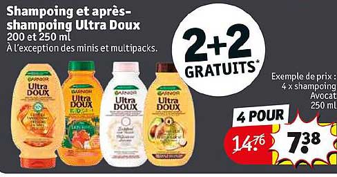 shampoing et après-shampoing ultra doux