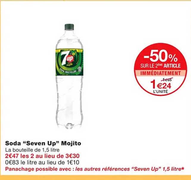 soda "seven up" mojito