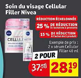 soin du visage cellular filler nivea
