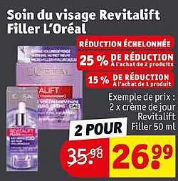 soin du visage revitalift filler l'oréal