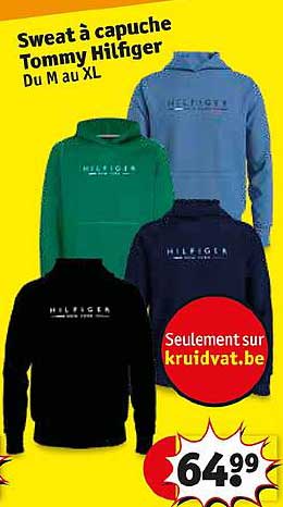 sweat à capuche tommy hilfiger