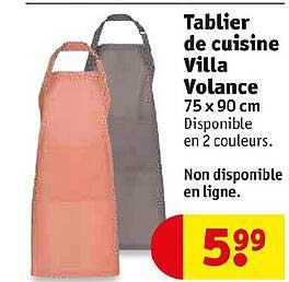 Tablier De Cuisine Villa Volance