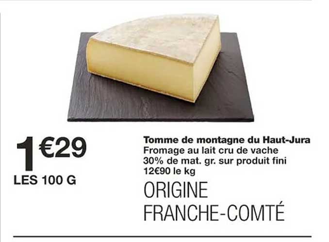 tomme de montagne du haut-jura