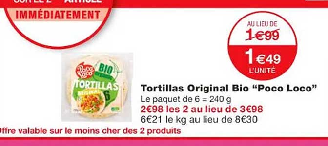 tortillas original bio "poco loco"