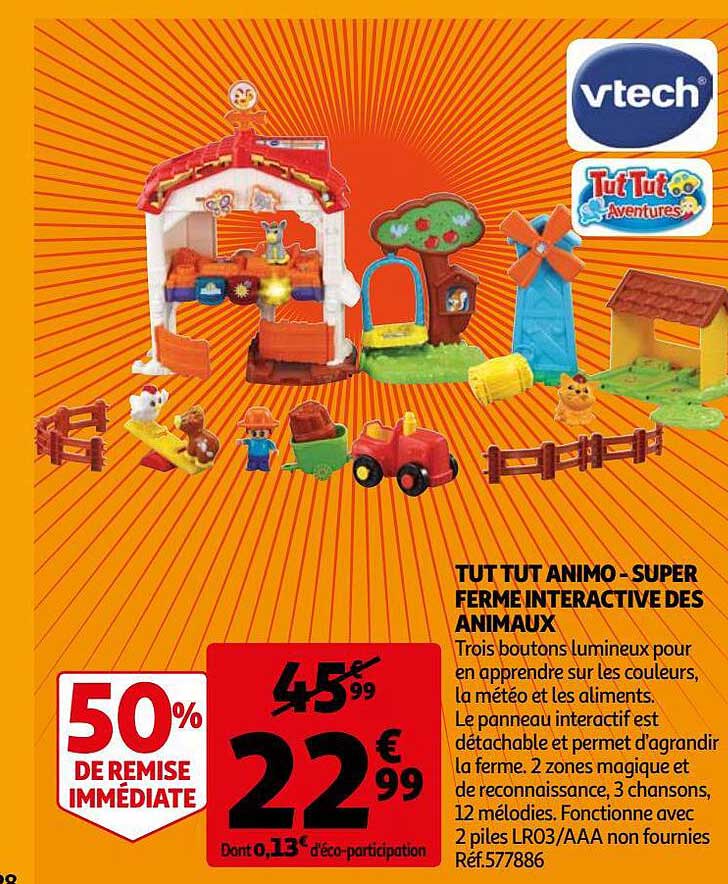 tut tut animo - super ferme interactive des animaux