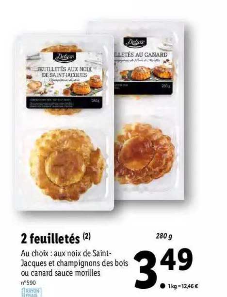 2 Feuilletés Deluxe