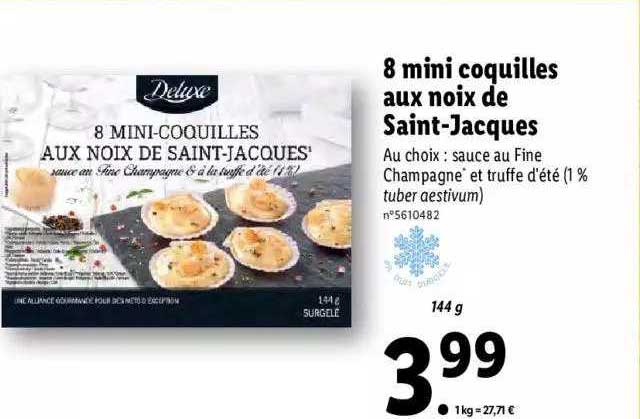 8 Mini Coquilles Aux Noix De Saint-jacques